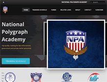Tablet Screenshot of nationalpolygraphacademy.com